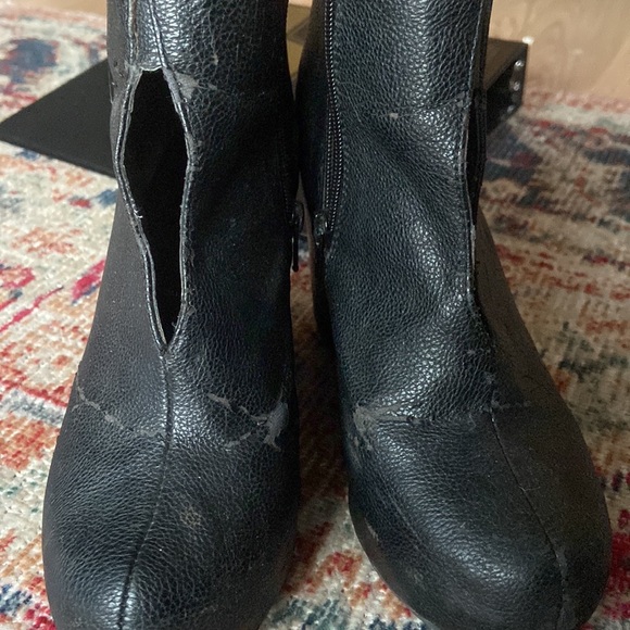 Jeffrey Campbell Chunky Platform Wedge Booties 7 - Picture 8 of 8